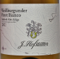 Preview: Etikett Weißburgunder - Pinot Bianco 2018 - Weingut J. Hofstätter