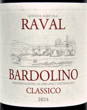 Etikett Bardolino Classico 2024- Azienda Agricola RAVAL