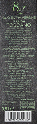 Etikett Olio 8ettari