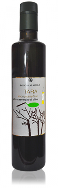 TARA Poggio al Gello - Extravergine 0,5 L - Ernte 2018 100% Moraiolo-Oliven